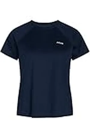 ZEBDIA Kvinnors sport t-shirt/bröst tryck