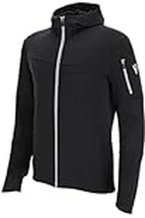 macron Herr Athleisure Scc Zanzibar Tech huvtröja Fzip Blk Man sweatshirt, , XL, , XL
