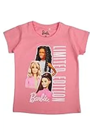 Disney Barbie, T-shirt, pojke, flicka, (4–10 år), polo, linne, skjorta, tryck, kläder, unisex, barn, sport, andas, modell bar 5202459 S2-10A, , , 10 �r