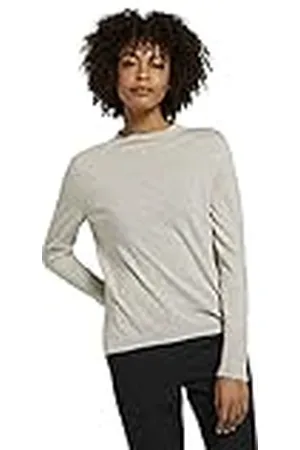 TOM TAILOR Mine to five Damer Stickad tröja med ståkrage 1023688, 25676 - Soft Silver Grey Melange, S