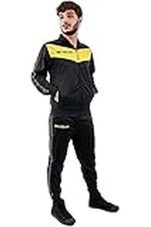 Givova Unisex Visa-Band Passen, Svart/Gelb, 4XL