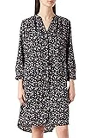 SELECTED Damer SLFDAMINA 7/8 AOP Dress B NOOS klänning, Dark Sapphire/AOP:AOP, 36