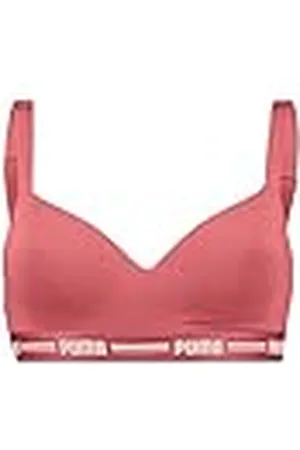 PUMA BH vadderad kort topp, Hjärtlig, L