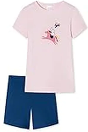 Schiesser Mädchen Schlafanzug Set Pyjama kurz - 100% Organic Bio Baumwolle - Größe 92 bis 140