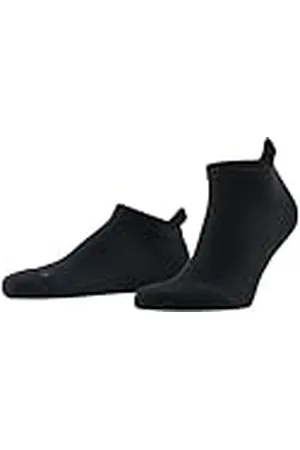 Falke Unisex, Cool Kick sneakers, sneakerstrumpor, snabbtorkande, ventilerande, hållbart funktionellt material, lätt stoppning, plyschsula, kylande bekväm, sportig, platt söm, 1 par, Svart (Black