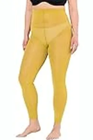 Ulla Popken Damer stora storlekar överdimensionerade plus size strumpleggings, 60 den, platta sömmar, , 56-58