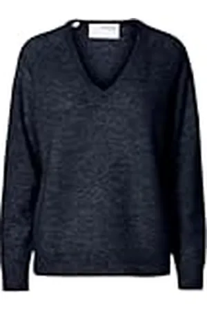 SELECTED SLFLULU New LS stickad V-hals B NOOS, , XL