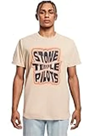 Merchcode T-shirt för män Stone Temple Pilots – vintage warp t-shirt, normal passform, bomull 100 percent, XXL, , XXL