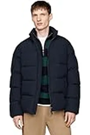 Tommy Hilfiger Herr DOWN PUFFER JACKA MW0MW3666, pufferjacka, blå, XXXL, , 3XL stor