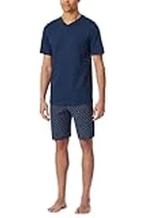 Schiesser Pyjamas kort V-ringad – nattkläder set, , 48