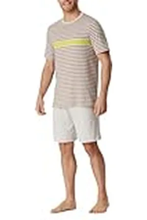 Schiesser Herren Schlafanzug kurz Rundhals - Nightwear Set