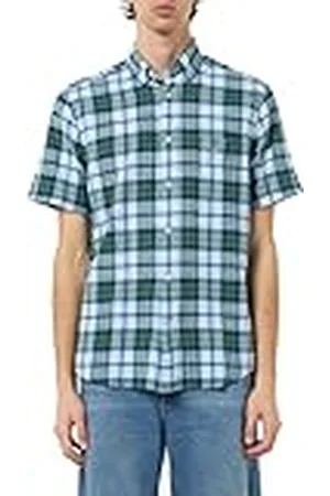 GANT REG COTTON LINEN CHECK SS Shirt, , XXL