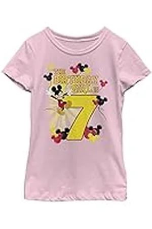 Disney Flicka Musse Birthday Girl Is 7 T-shirt, , L