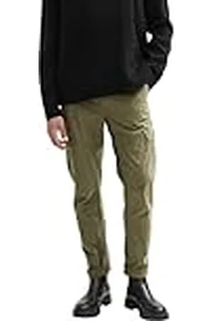 TOM TAILOR Herr vanliga tapered cargobyxor, , M