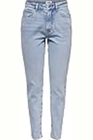 ONLY Damjeans med rak passform med hög midja, , 30W x 30L