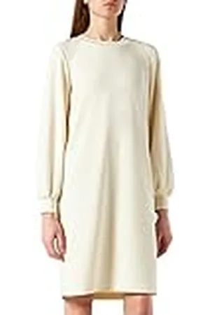 SELECTED BLACK Slftenny Ls O-neck sweat Dress B-klänning, , S