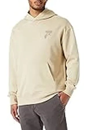 Fila Herr BAAR överdimensionerad hoodie, Fields of Rye, 2XL, , XXL