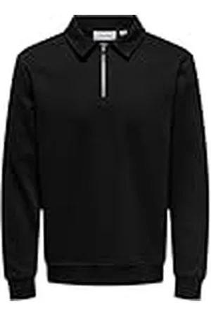 Only & Sons ONSDAVID REG halv dragkedja sweat, , XXL