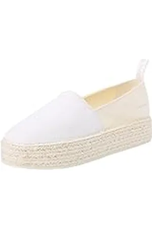 Calvin Klein Jeans dam plattform Espadrille mix ML MTL vardagsskor, krämig vit/vit, 7 UK, , 40 EU