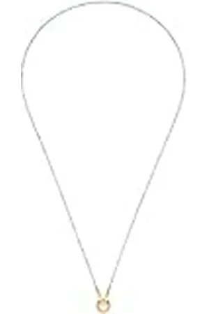Leonardo Leonardo jewels halsband Clip&Mix, delikat kedja av rostfritt stål, naturliga Amazonit-pärlor, för att hänga berlocker, 70 cm längd, gåva damer, 023748, 70 cm, Rostfritt stål, Ingen ädelsten