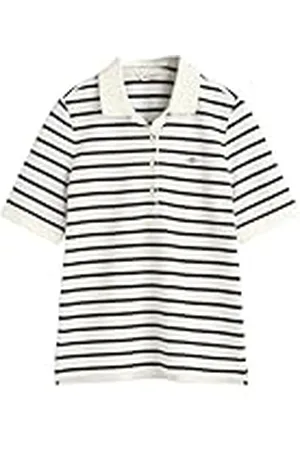 GANT Slim Striped Shield SS Pique Polo, , S