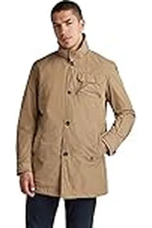 G-Star RAW Herr Utility HB Tape vadderad trenchcoat, Brun (Dk Toggee D20087-c655-5787), L