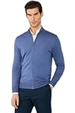 Hackett Herrikon Essence stickade kläder, blå (Chambray Blue), XS, , XS