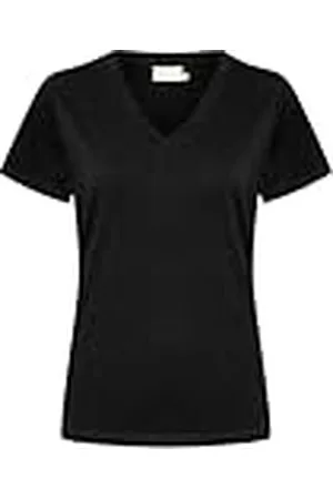 Kaffe Dam T-shirt KAmarin V-hals T-shirt, , XL