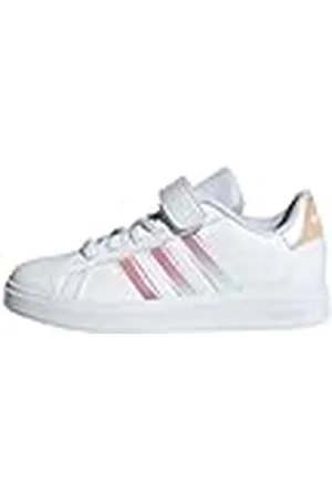 adidas Unisex – Barn GRAND COURT 2.0 SHOES CHILDREN, Cloud White/Iridescent/Cloud White, 31 EU