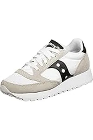 Saucony Jazz Original Vintage, Sneaker Donna, Bianco Nero, 35.5 EU