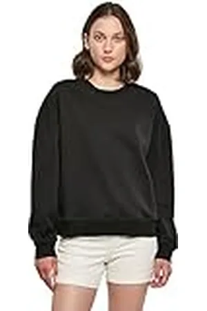 Build Your Brand Damer damer överdimensionerad crewneck sweatshirt, , S