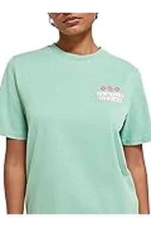 Scotch&Soda Dam bomull i konvertering normal passform med bröst konstverk T-shirt, , XS