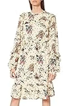 Scotch&Soda Dam tryckt ruffle klänning, , M