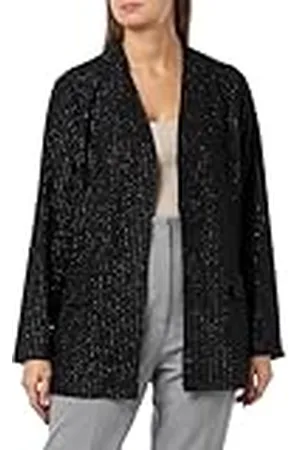 ONLY Carlisa Shine Pinstripe Blazer JRS, , XL