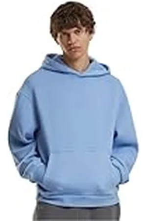 Build Your Brand Huvtröja för män, fluffig huvtröja, avslappnad huvtröja i lös passform, storlekar S–5XL, , XXL