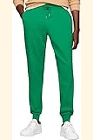 Tommy Hilfiger Herrflagga logotyp sweatpants Olympic Green XL, , XL
