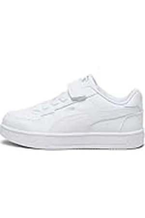 PUMA Mixed Caven 2.0 AC+ PS atletiska skor, Vit silver svart, 34 EU