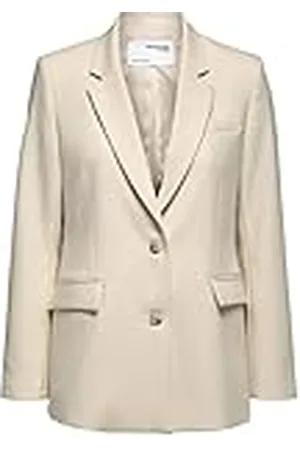 SELECTED Dam Slfrita Classic Blazer Birch Noos blusblazer, , 36