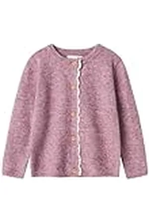 NAME IT Baby flicka Nbfrikimmi Ls stickade kort kofta, , 80 cm