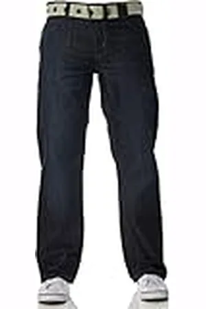 Enzo Jeans med normal passform för män, , 40W X 32L