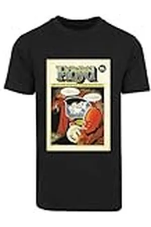 Merchcode T-shirt för män, rosa Floyd Dark Side of The Moon Tour Program-t-shirt, normal passform, 100% bomull, XL, , XL