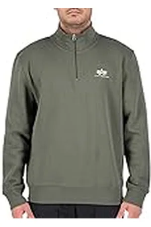 Alpha Industries Tröja med halv dragkedja SL Sweatshirt för män