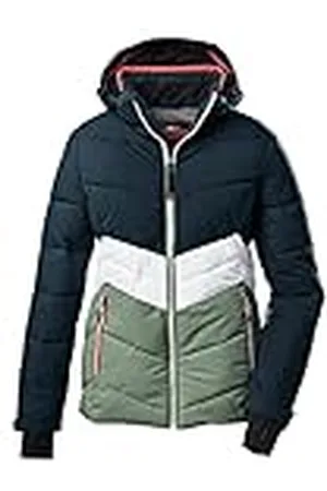 Killtec Damvinterjacka/jacka i dunlook med dragkedja med huva och snöfång, KSW 1 WMN SKI QLTD JCKT, , 36, 38599-000