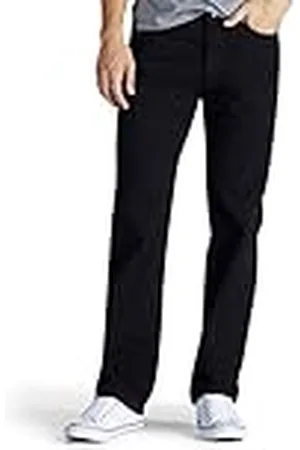 Lee Herrjeans avslappnad passform med raka ben, 33W / 36L