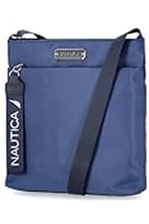 Nautica Dam dykare nylon liten axelremsväska med justerbar axelrem cross-body, en storlek, , en storlek