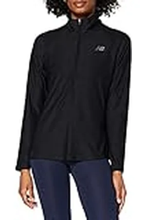 New Balance Dam sport rymdfärg halv dragkedja, Svart, XS