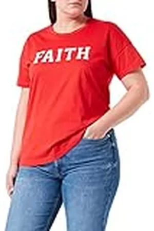 Kaffe Dam T-shirt kortärmad blus grafiskt tryck, , L