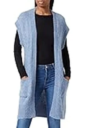 Kaffe Dam kofta stickade shorts ärmar sweater, oändlig blandning