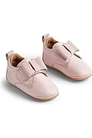 WHEAT Unisex barn rosett äkta läder tofflor, , 26 EU