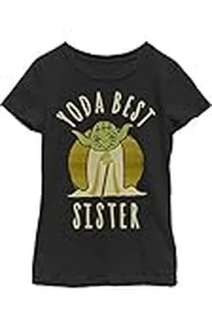 Fifth Sun Flickor Best Sister Yoda Says T-shirt, , S